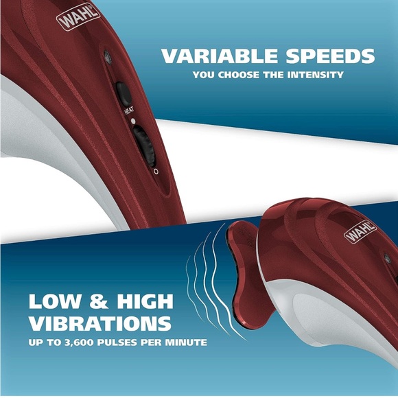 Wahl Hot Cold Therapeutic Light Vibratory Corded Massager with Variable Speed - Picture 10 of 11